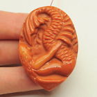 Pre-Conjure Mermaid with Red Malachite/Red Ribbon Jasper Pendant Pre-Conjure Mermaid with Red Malachite/Red Ribbon Jasper Pendant